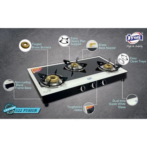 jyoti gas stove steel